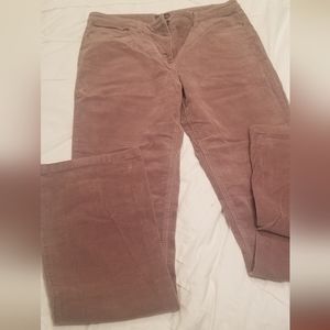 Long Tally Sally brown corduroys. size 14 tall